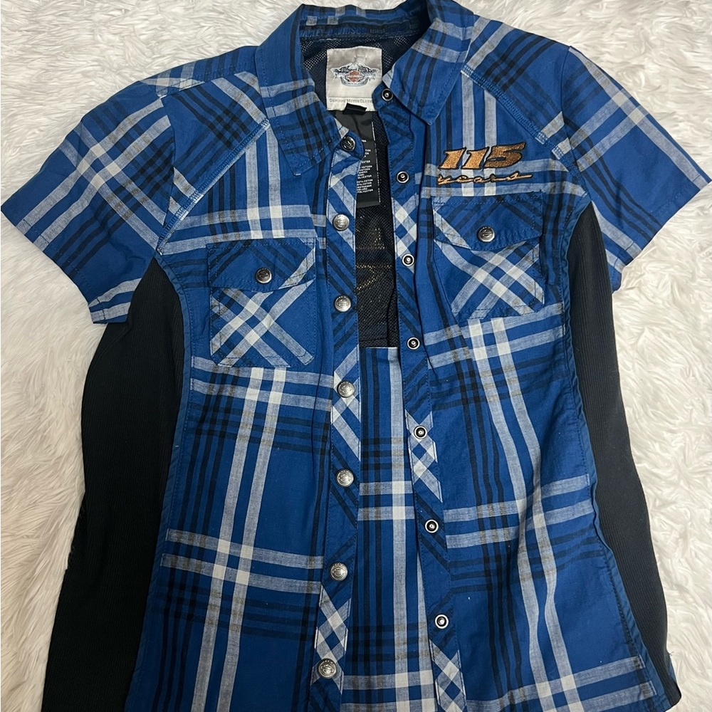 Harley Davidson button up shirt